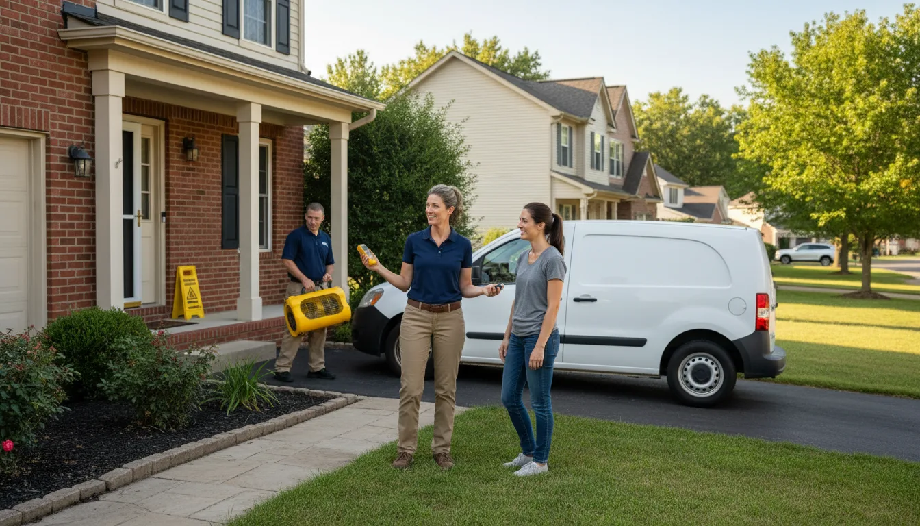 Residential water damage restoration in Pacifica, CA